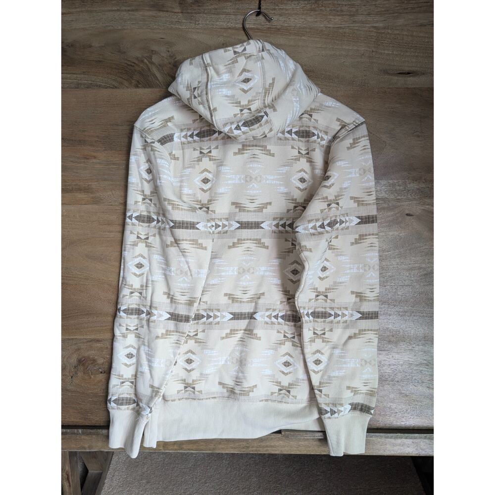 Ariat Logo 2.0 Hoodie Womens XS Light Brown Southwest Long Sleeve Pullover NWT - Picture 2 of 5